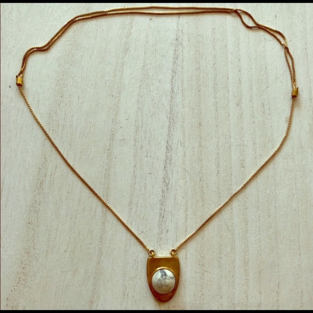 Madewell Stone Pendant Necklace
